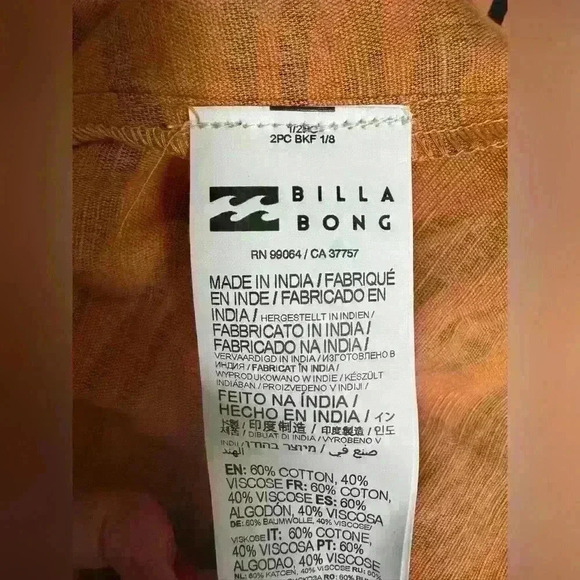 NWT-Billabong Juniors' Feeling Flirty Animal Print Mini Dress, Size Medium - Picture 6 of 8